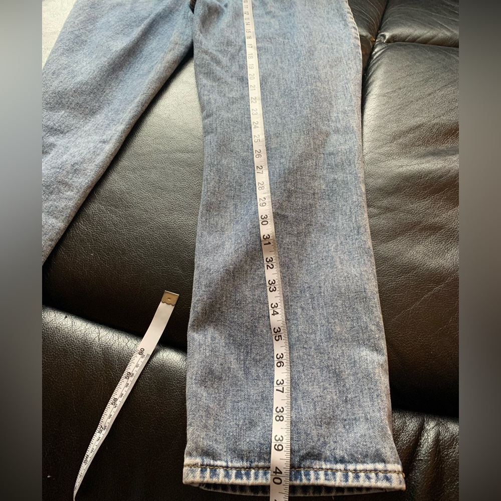 High Waist Stone Washed Mom Jeans by Shein | Size Medium - Picture 7 of 9